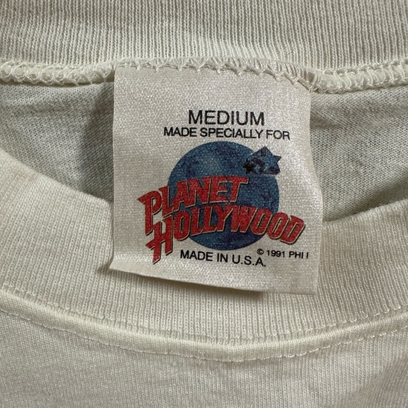 Vintage 90's Planet Hollywood Maui T-shirt Medium Made in USA - Picture 4 of 4